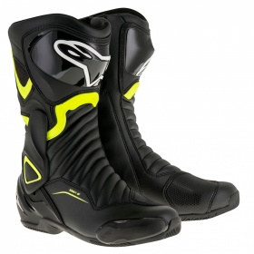 Alpinestars SMX 6 v2 Boot - Black & Yellow Fluo